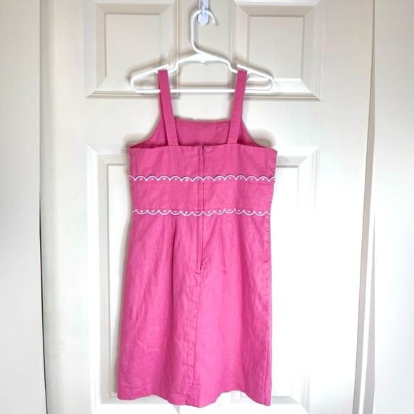 GUC KC Parker linen dress girls size 7 - Picture 2 of 4